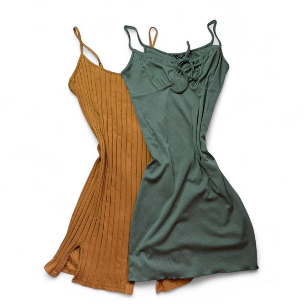 Ribbed bodycon mini dress bundle